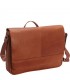Tan Leather Messenger Bag