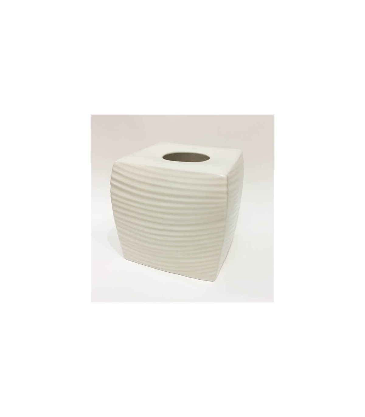 Kassatex Porcelain Tissue Holder